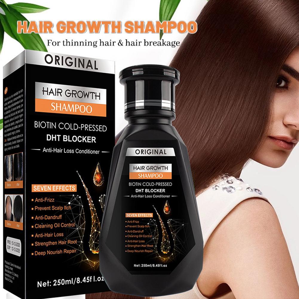 Hair Care Dandruff - 250ML Biotine Shampoo Met Kam Borstel