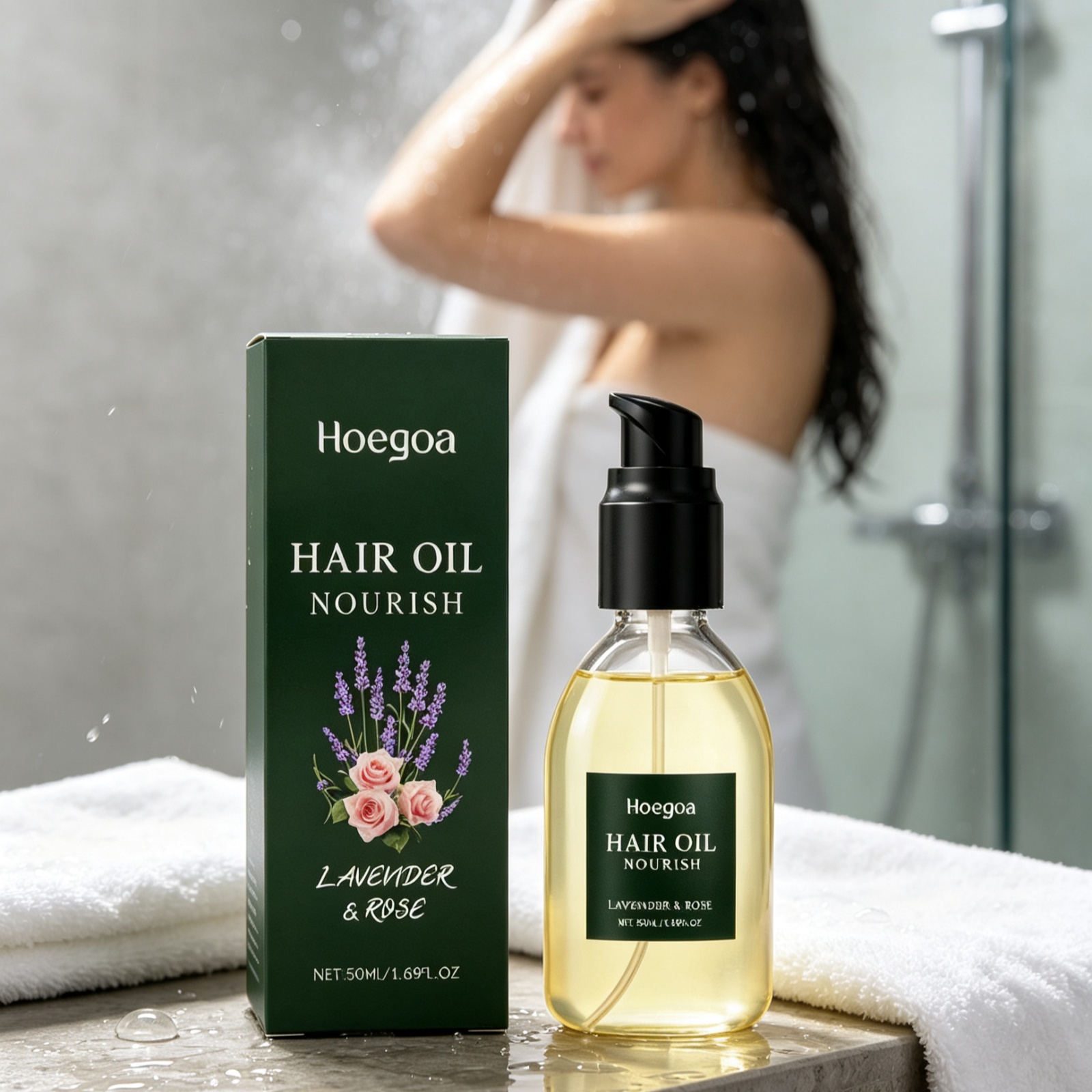  Hoegoa Lavendel Rozen Haarve - Hair Care Natural Ingredients recensie en prijs